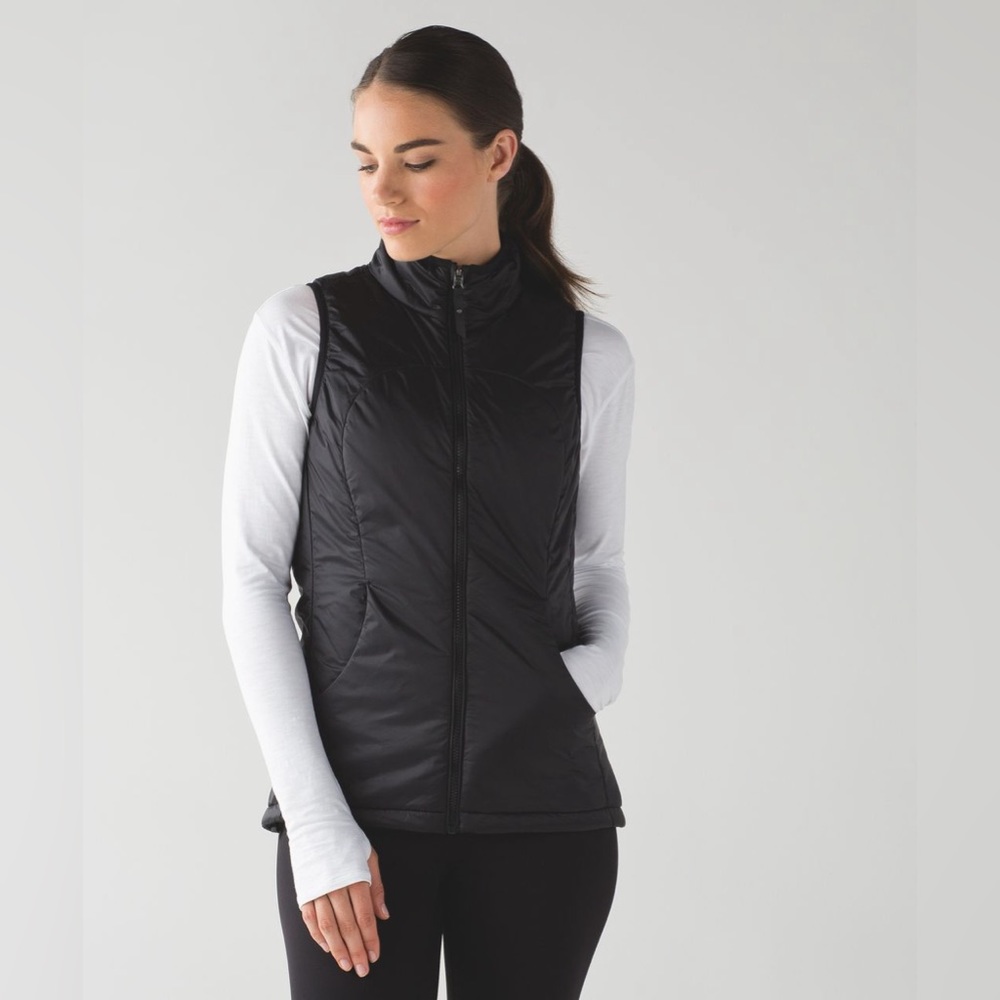 Lululemon Layer Up Vest - reversible and black